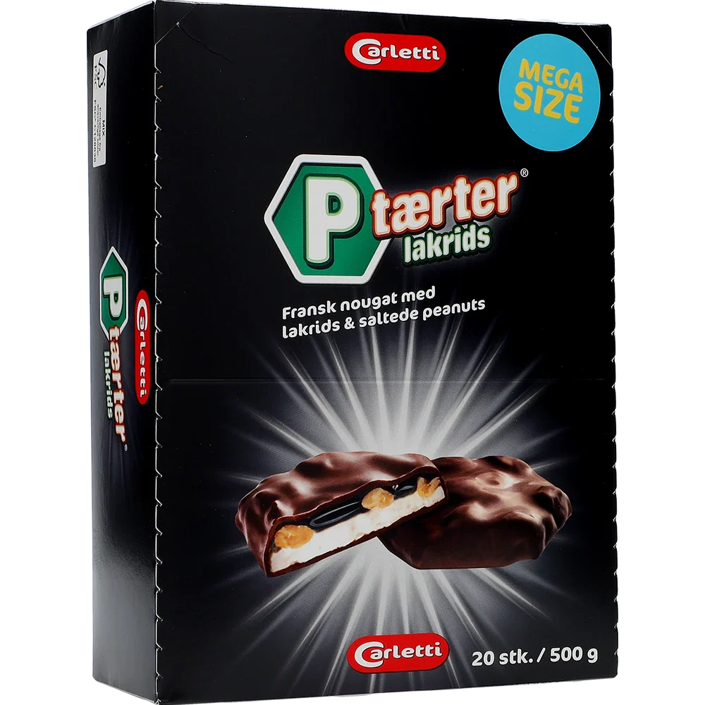 Carletti P-Tårtor Lakrits
