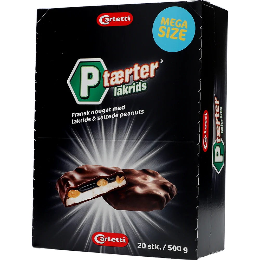 Carletti P-Tårtor Lakrits
