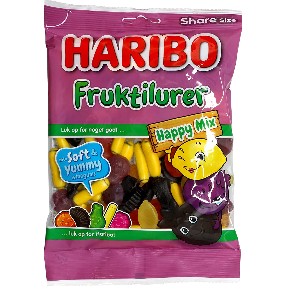 Haribo DK Frugtslik