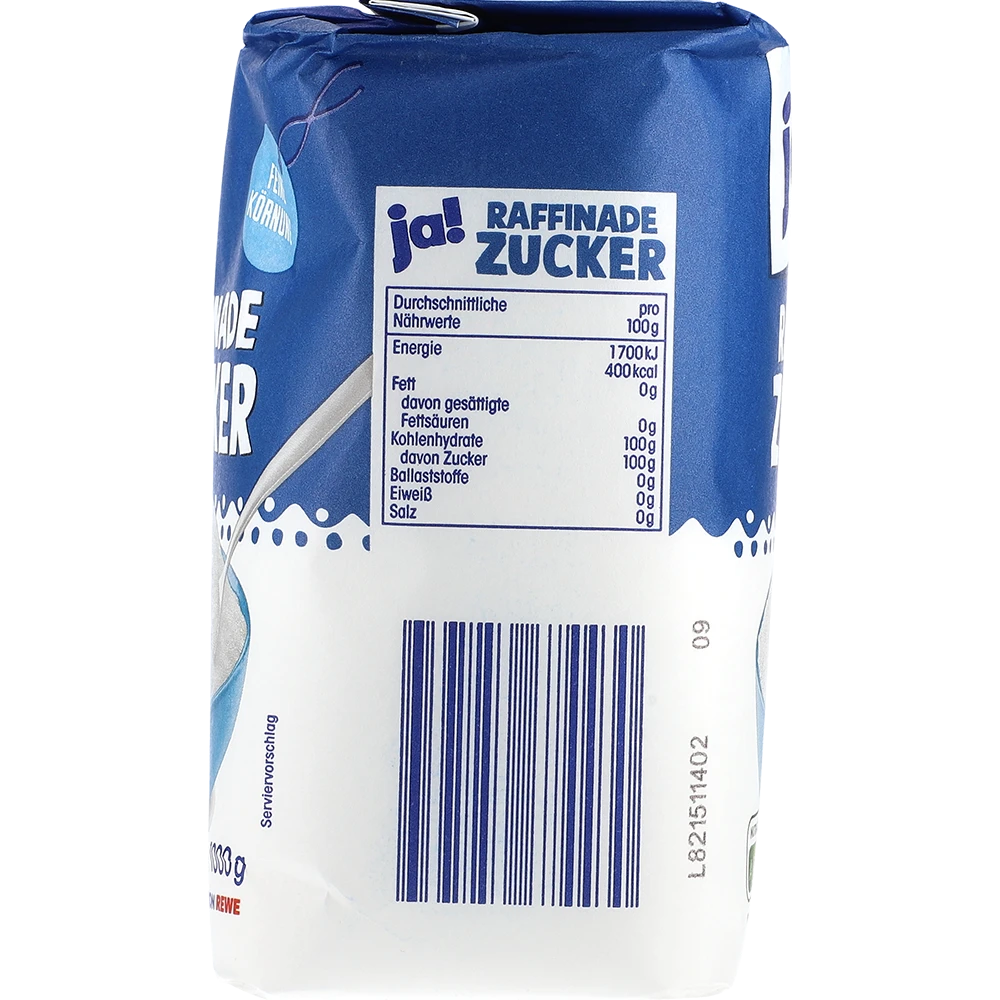 ja! Raffinade Zucker