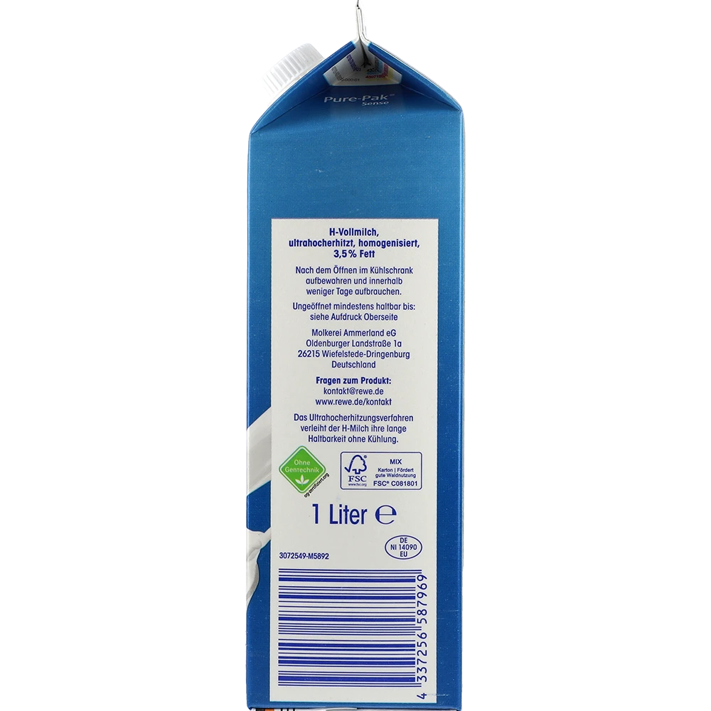 Ja! UHT-mjölk GMO-fri 3,5 %