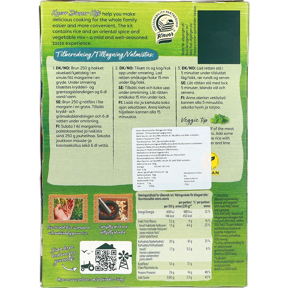 Knorr Dinner Kit Orientalsk Risret