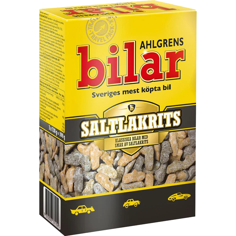 Ahlgrens Bilar Saltlakrits Box