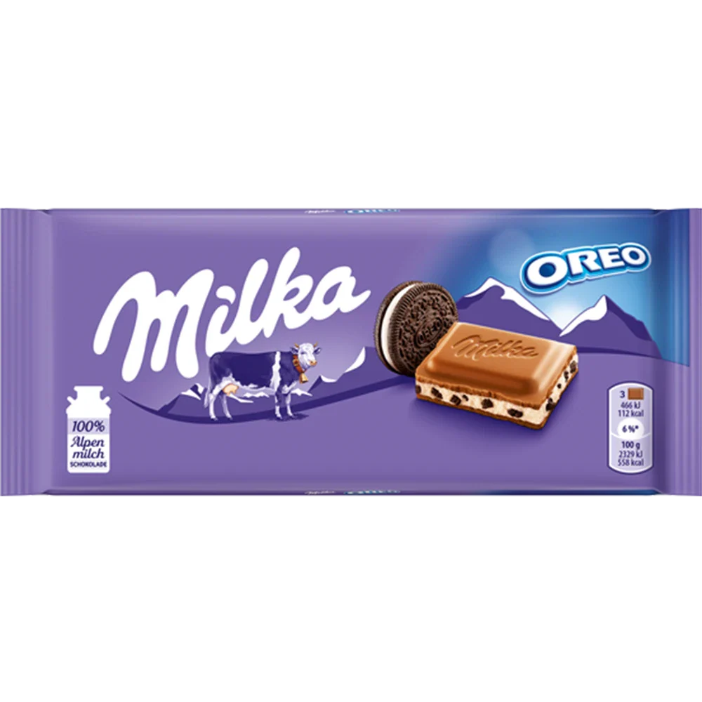 Mondelez Milka Oreo-chokoladeplade