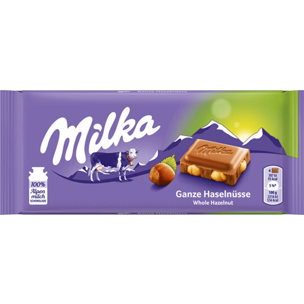Mondelez Milka Tafel Ganze Haselnüsse