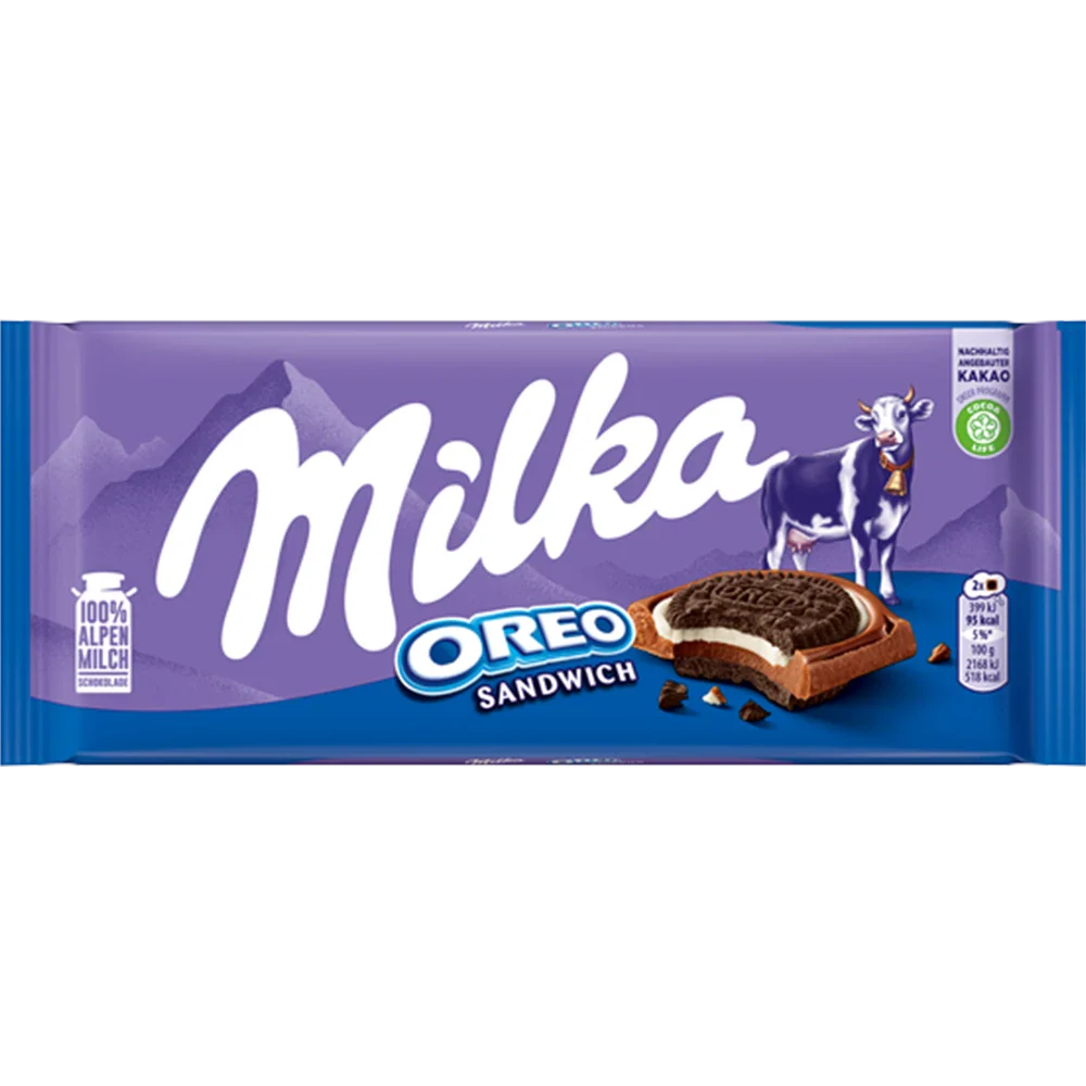 Mondelez Milka Oreo Sandwich-plade