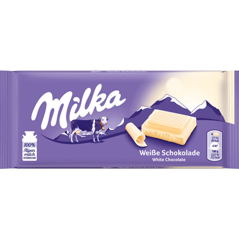Mondelez Milka Hvid Chokoladeplade