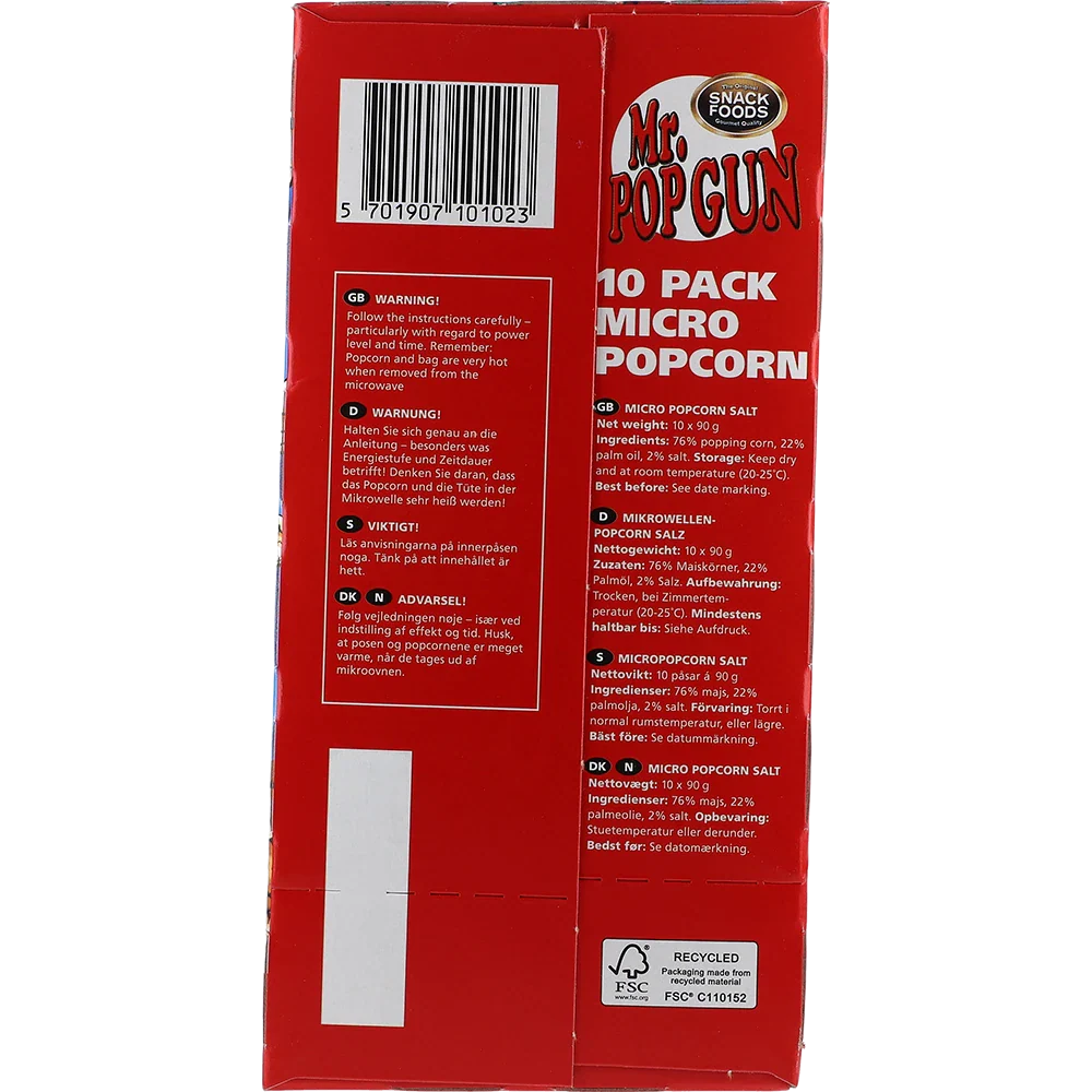 Mr. Popgun Micro Popcorn