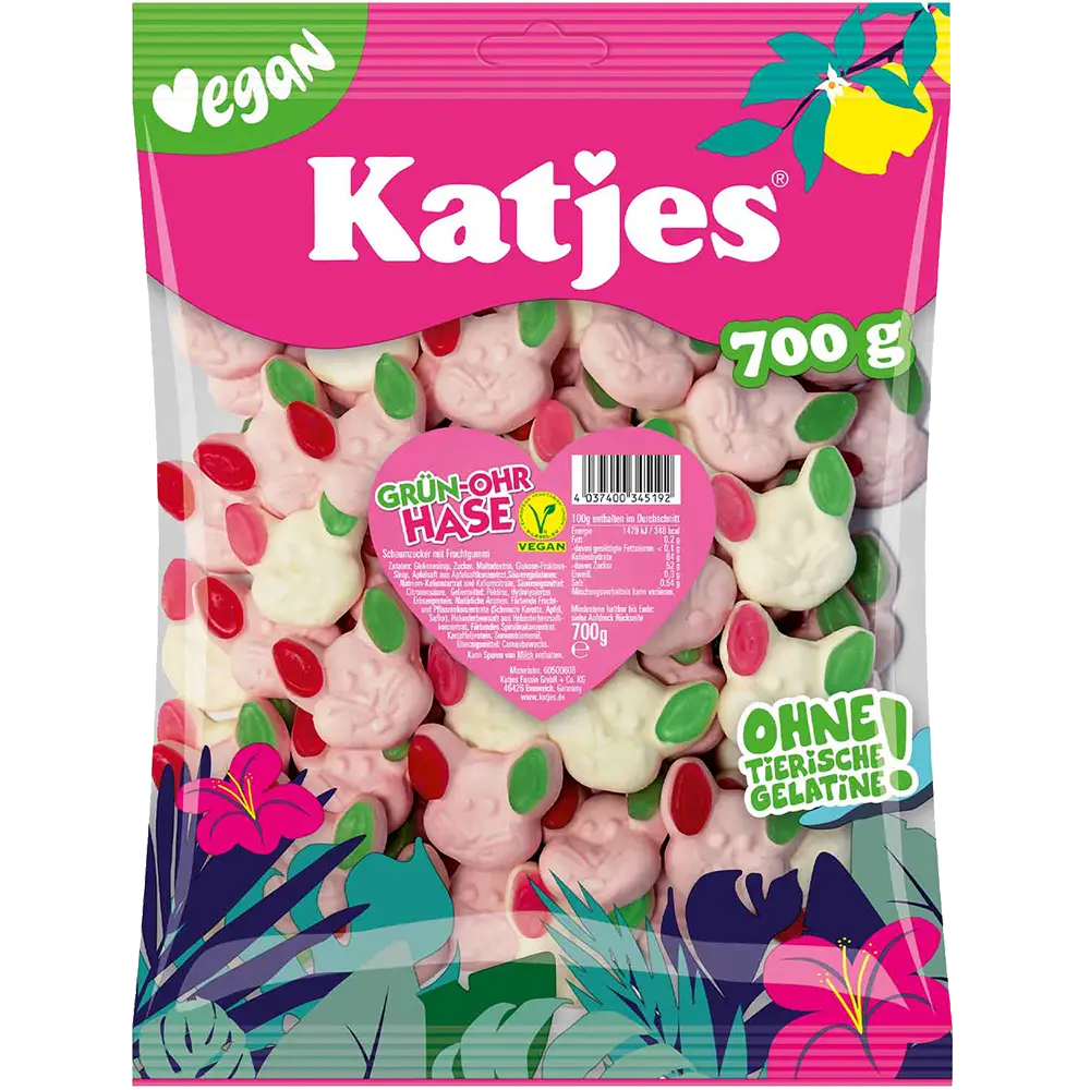 Katjes Grøn-Øre Hare