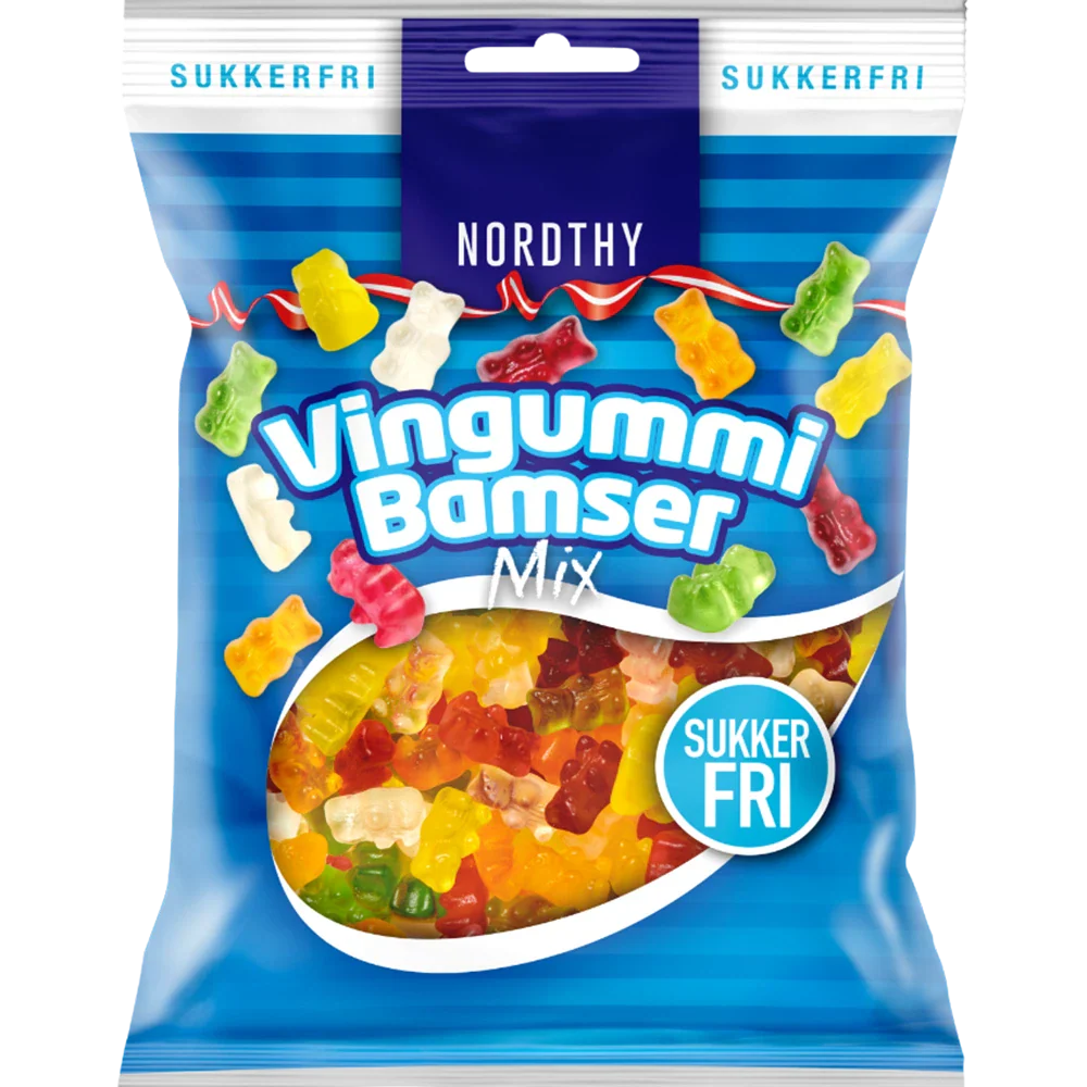 Nordthy Sockerfria vingummibjörnar