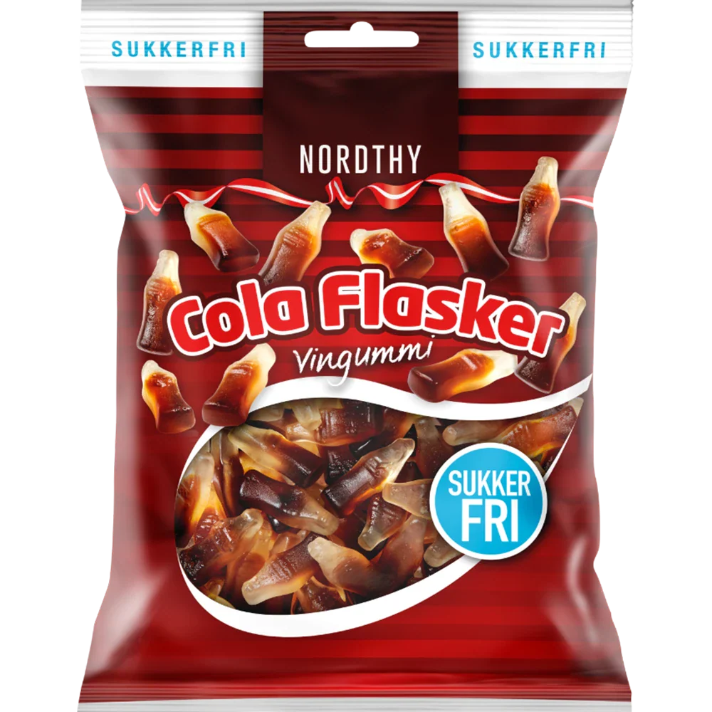 Nordthy sockerfria Colaflaskor
