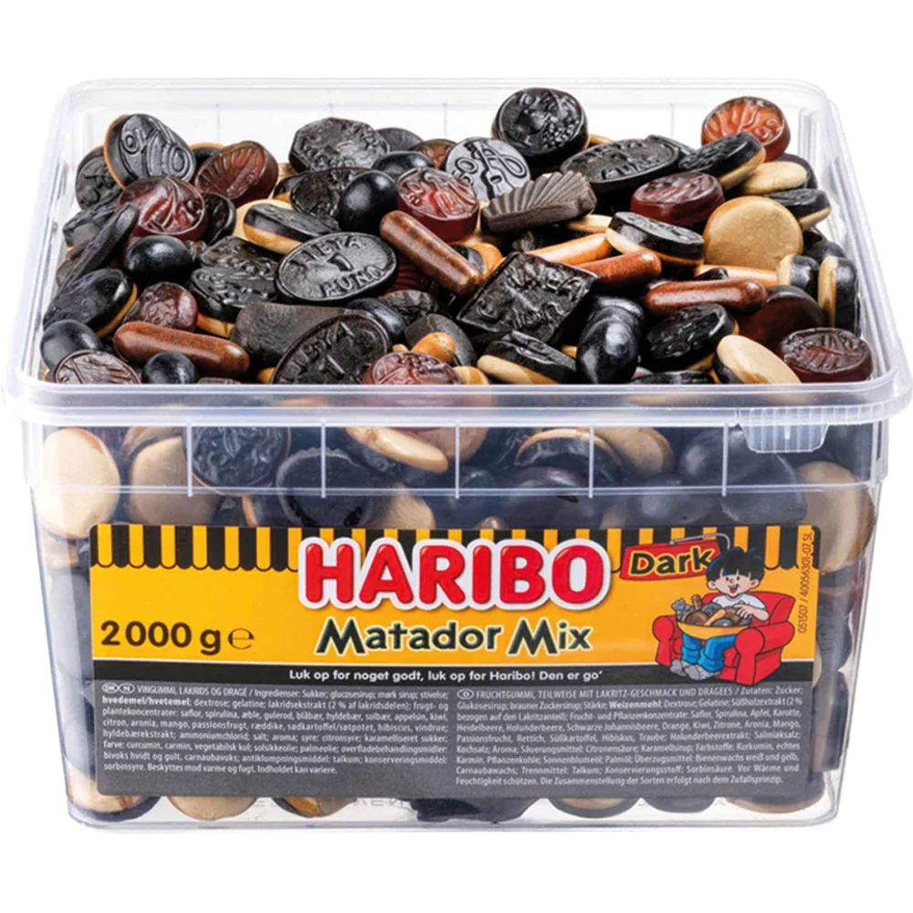 Haribo DK Matador Mix Mörk