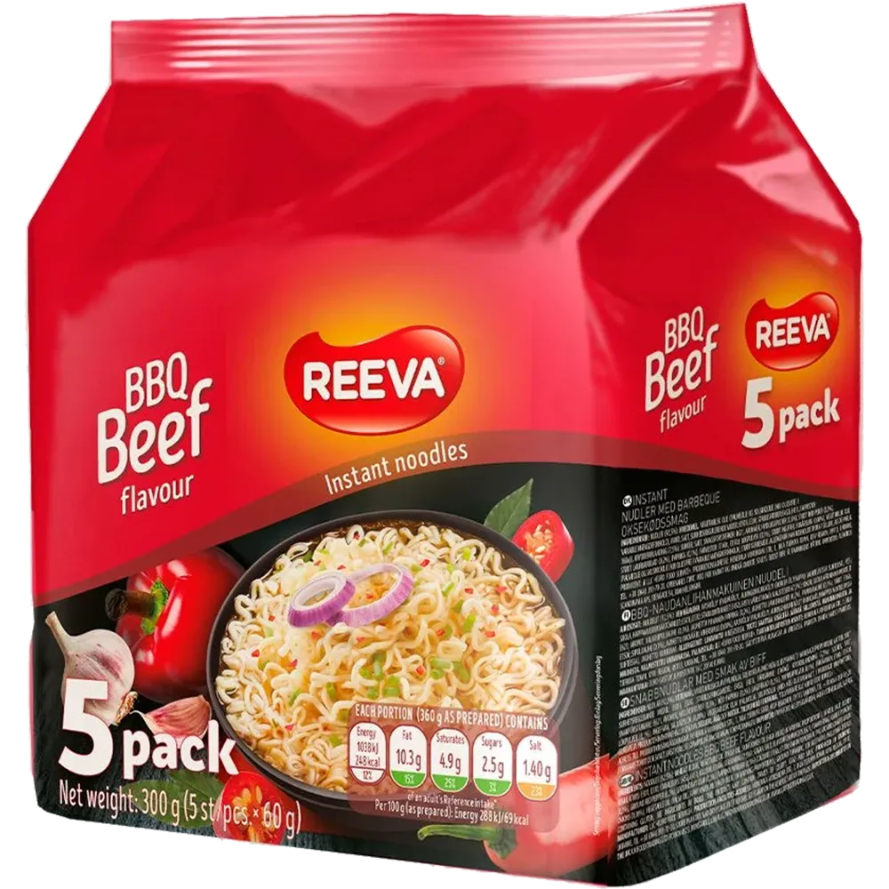 Reeva Bag 5-pack snabbnudlar Biff