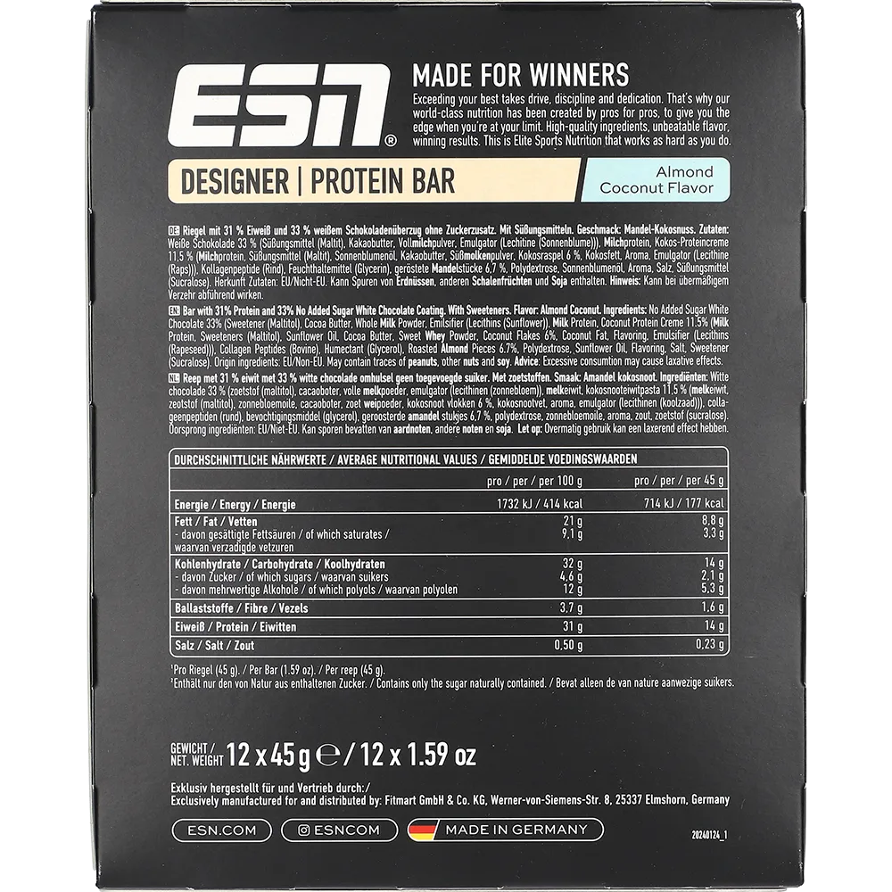 ESN Protein Designer Bar Mandel Kokos