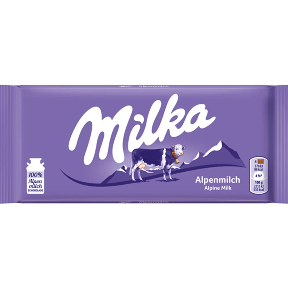 Mondelez Milka Alpenmælkechokoladeplade