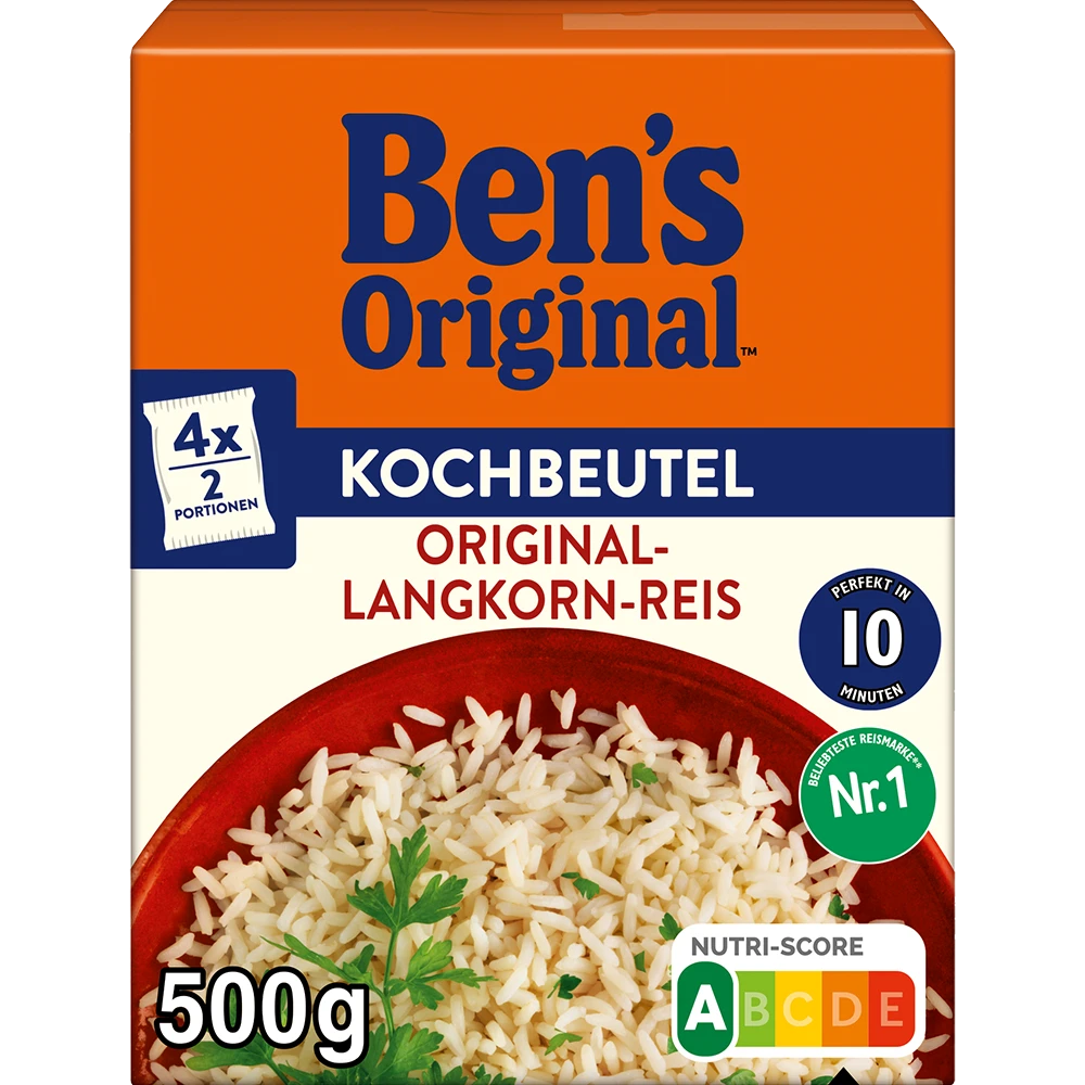 Ben's Original Langkorn-Reis 10 Min im Kochbeutel