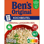 Ben's Original Langkorn-Reis 20 Min im Kochbeutel