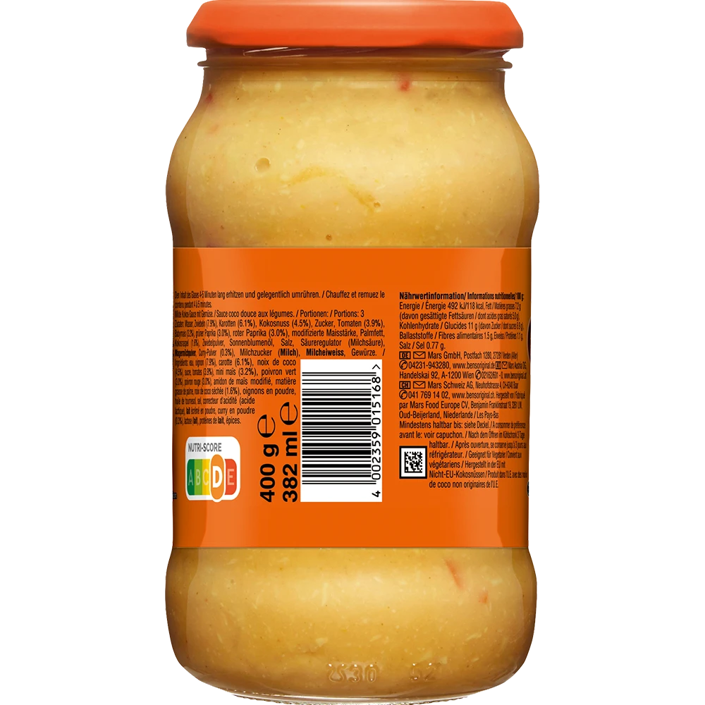 Ben's Original Sauce Cremiges Curry