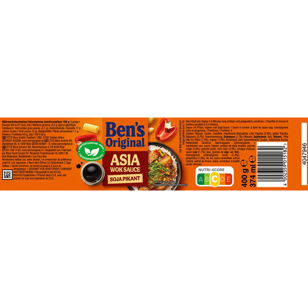 Ben's Original Sauce Kantonesisch pikant