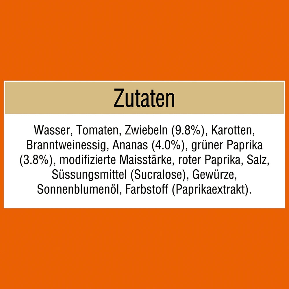 Ben's Original Sauce Süss-Sauer ohne Zuckerzusatz