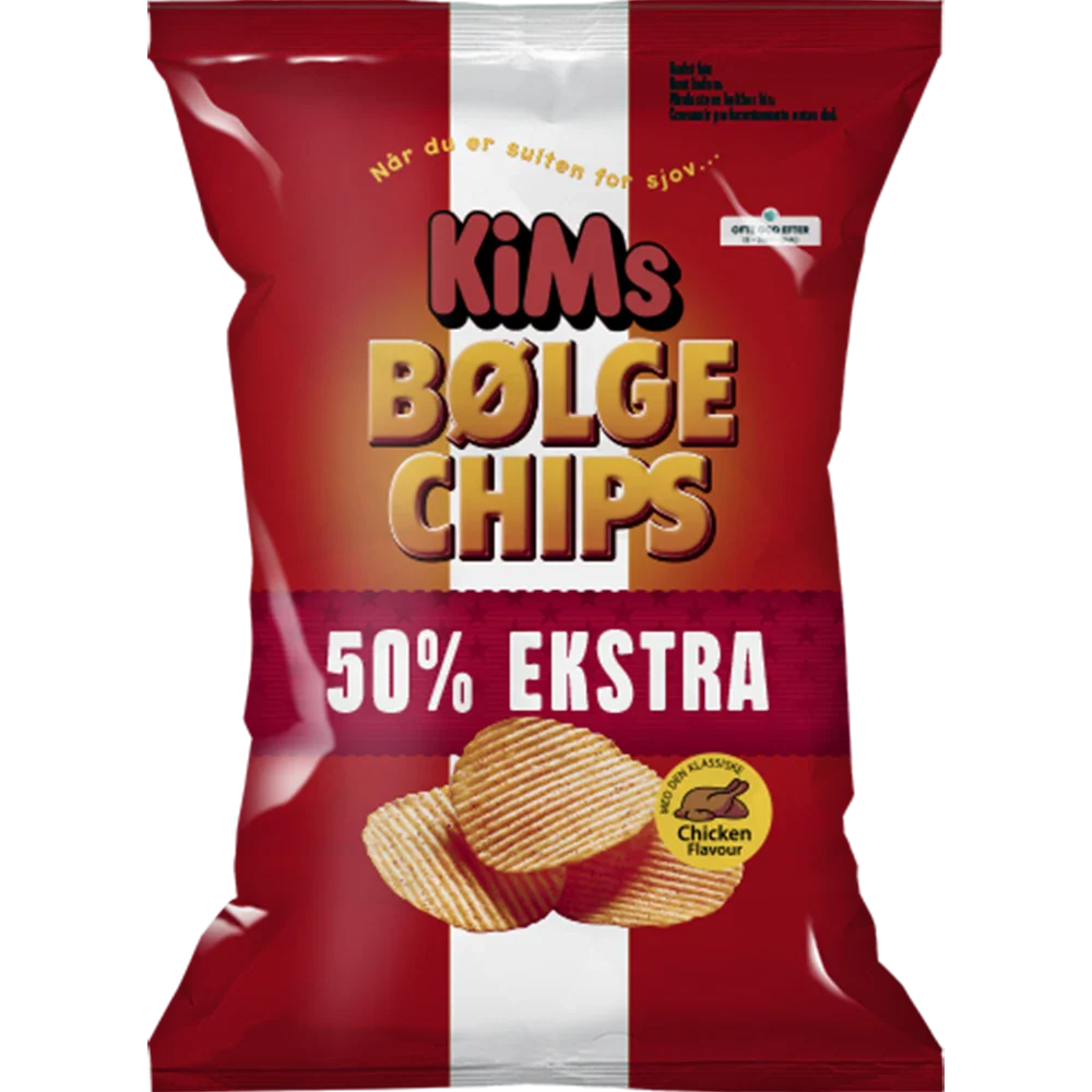 Kims +50 % Bølgechips