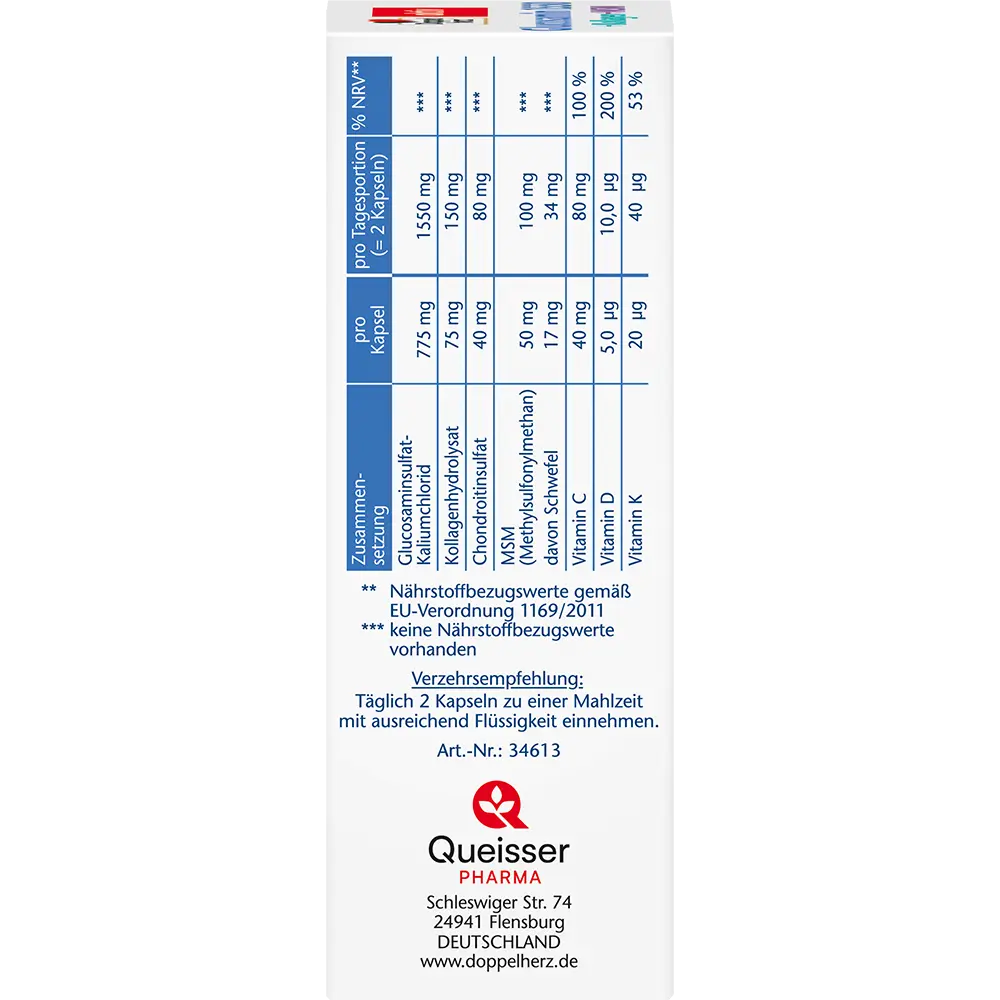 DH Glucos.1550+Kollagen, MSM,Vitamin C