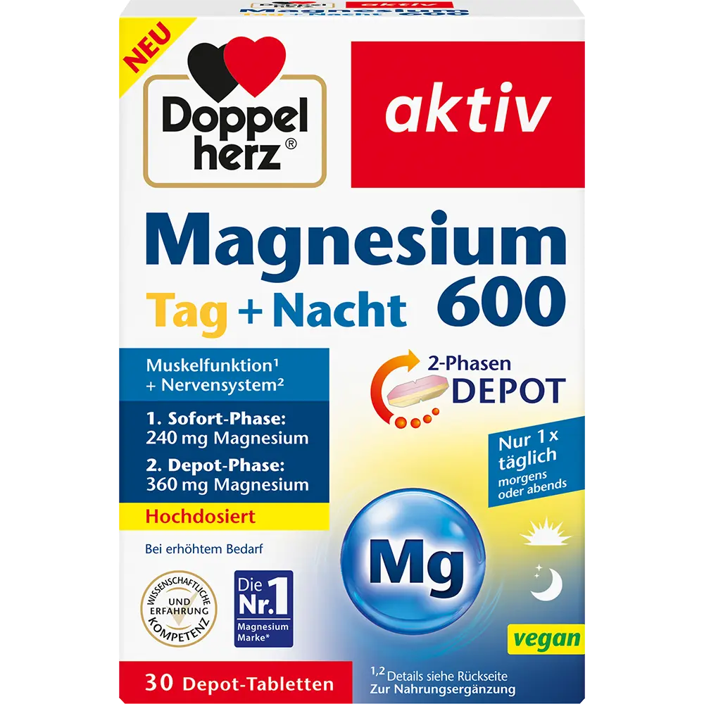 DH Magnesium 600 Dag + Natt 2-fasdepå