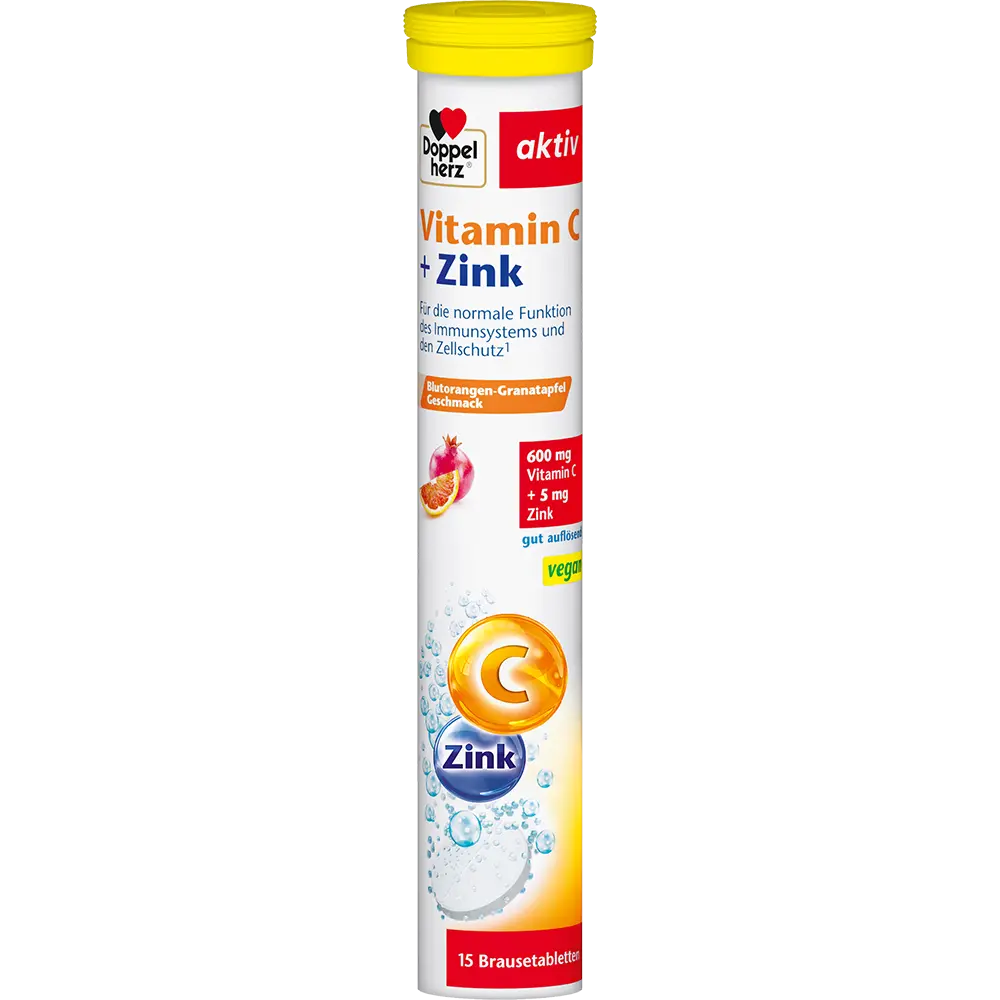 DH C-vitamin + Zink 15 brusetabletter