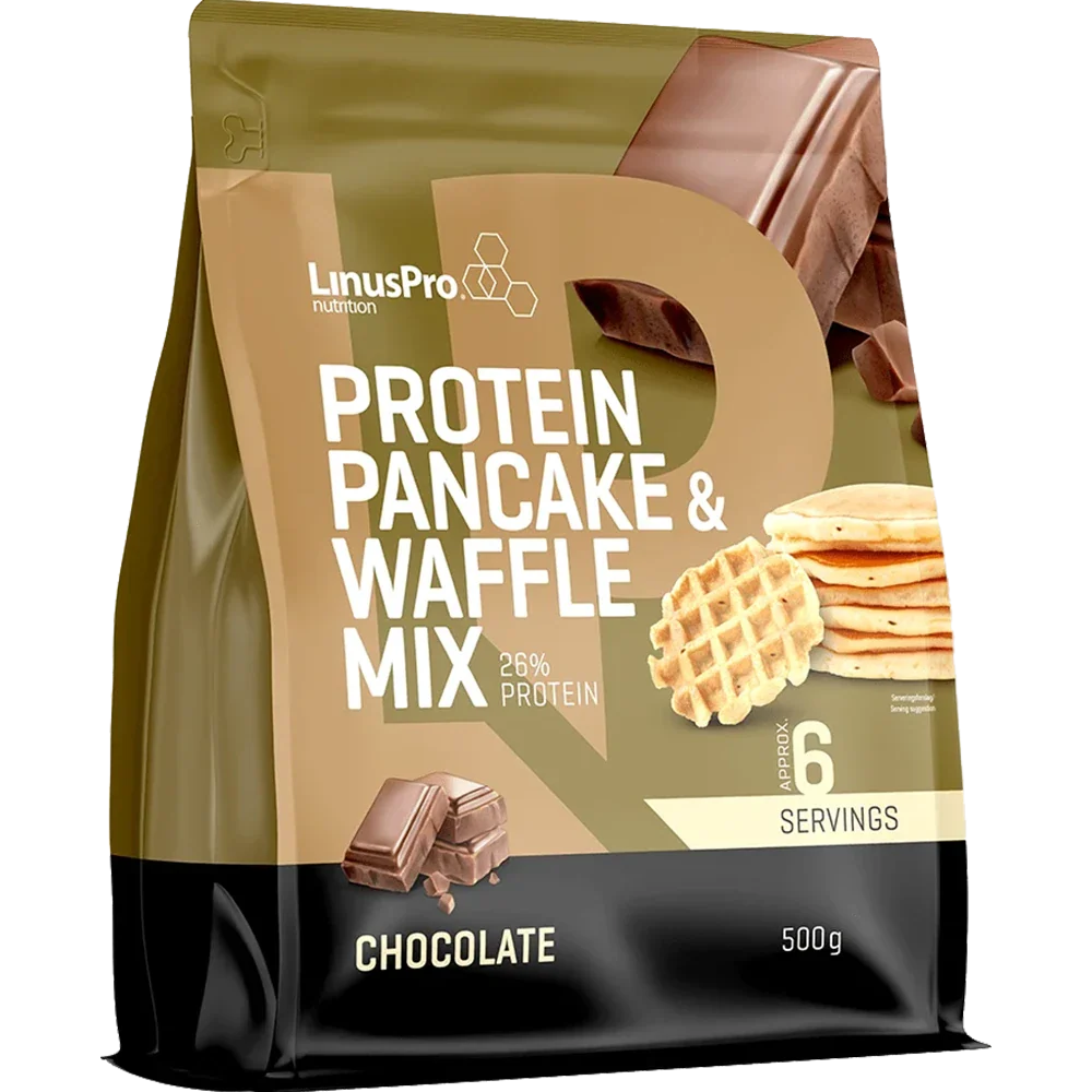 Linus Pro Protein pannkaksmix & våffelmix Choklad