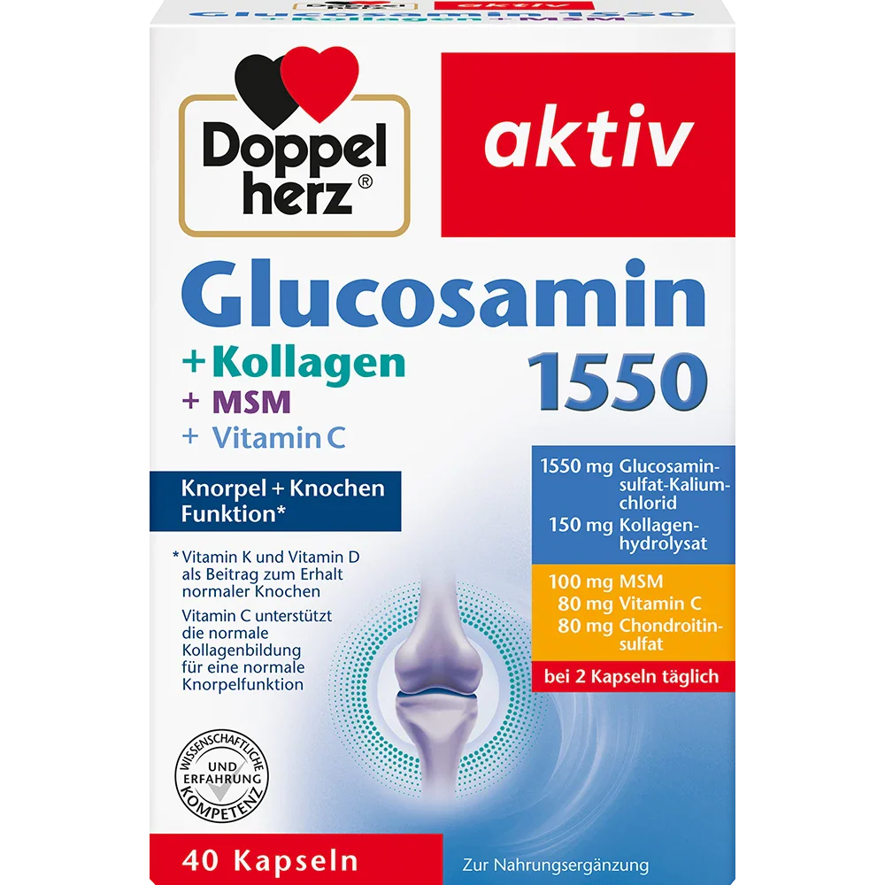 DH Glucosamin 1600+Kollagen+MSM Kps.