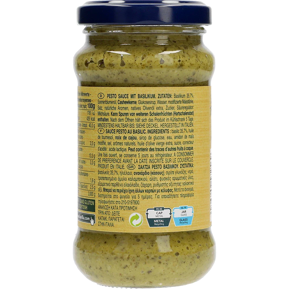 Barilla Pesto Basilico Vegan