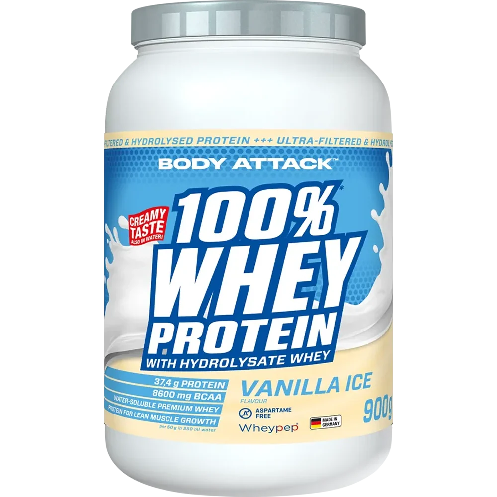 BA 100 % vassleprotein vaniljglass