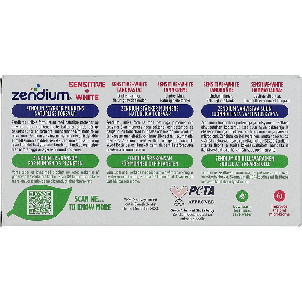 Zendium Sensitive White