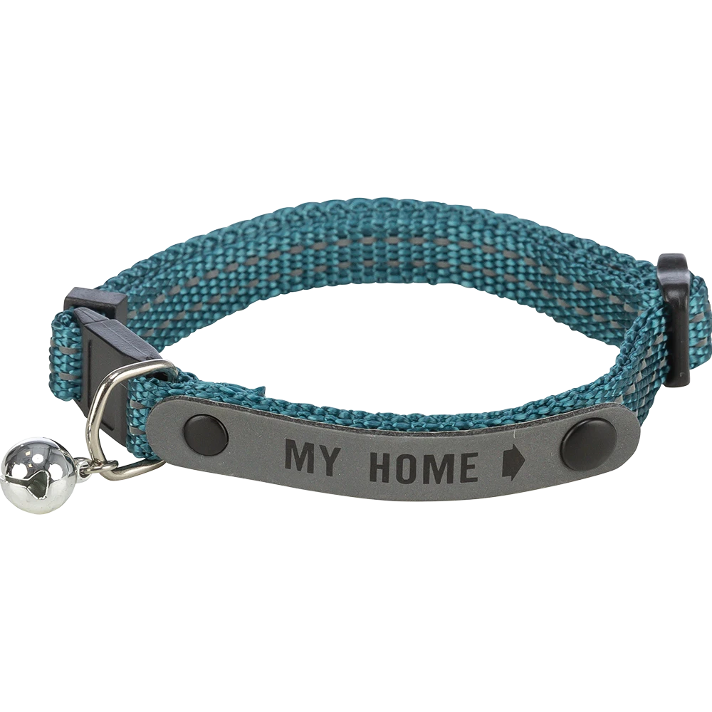 JP Katzenhalsband mit Adresslasche reflekt.Nylon