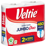 Veltie Køkkenrulle Jumbo Duo 2x240 ark 2-lags