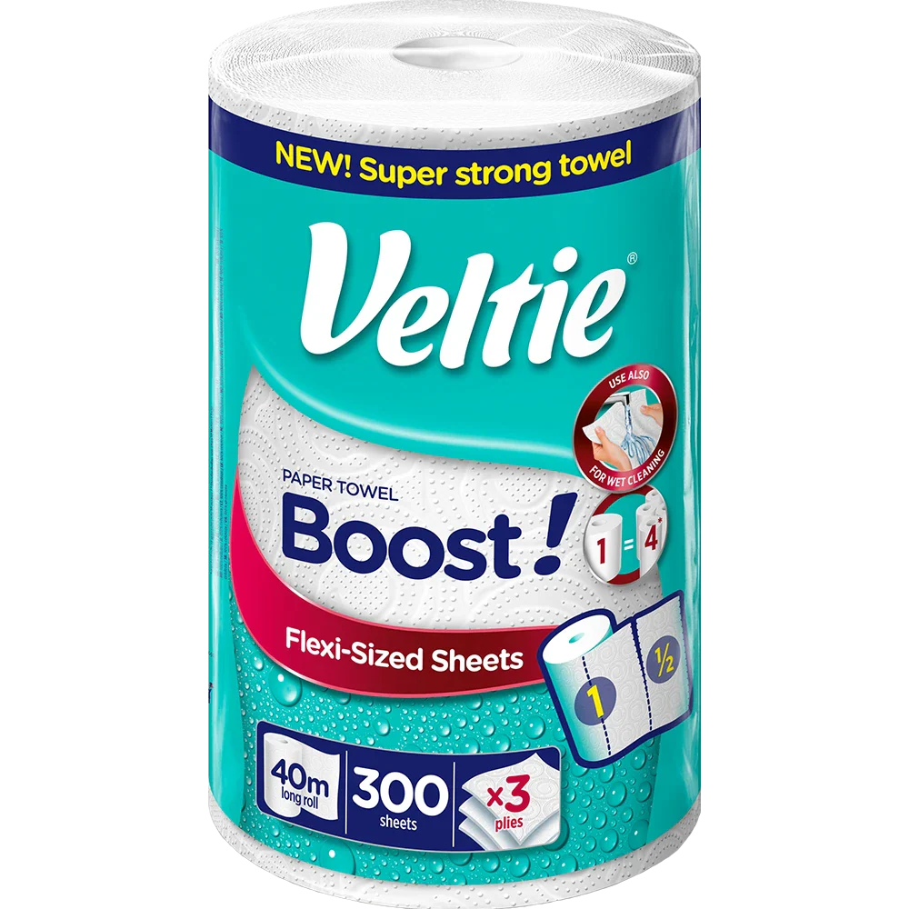 Veltie Hushållspapper Boost 1x150ark 3-lager