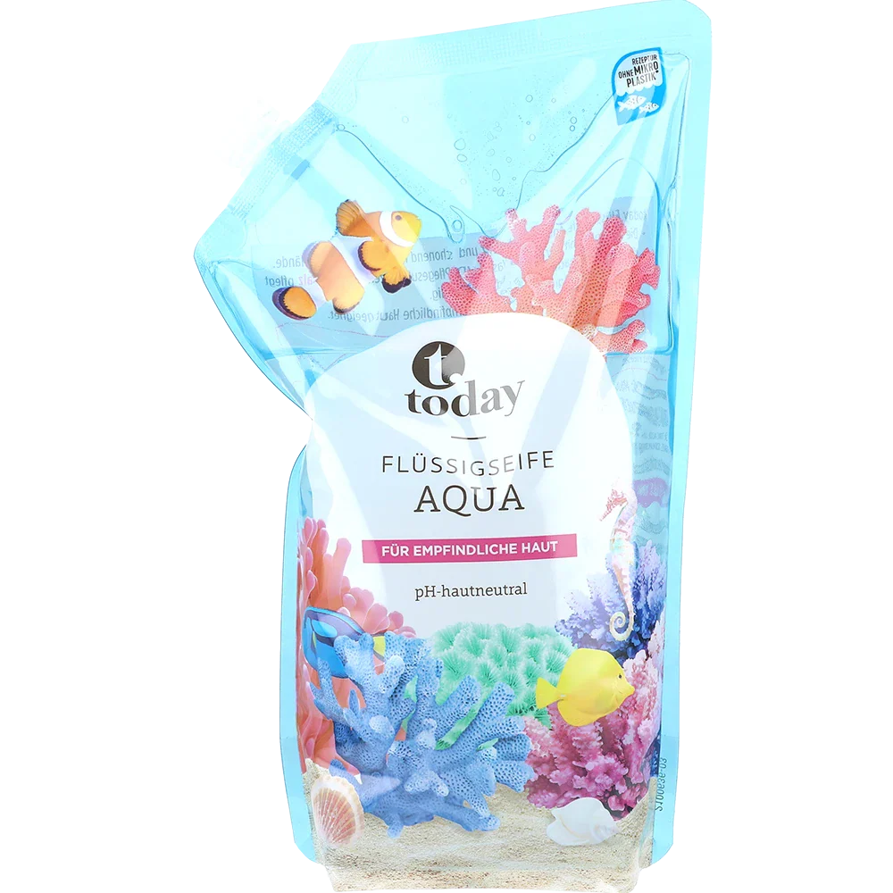 i dag flydende sæbe Aqua refill-pose