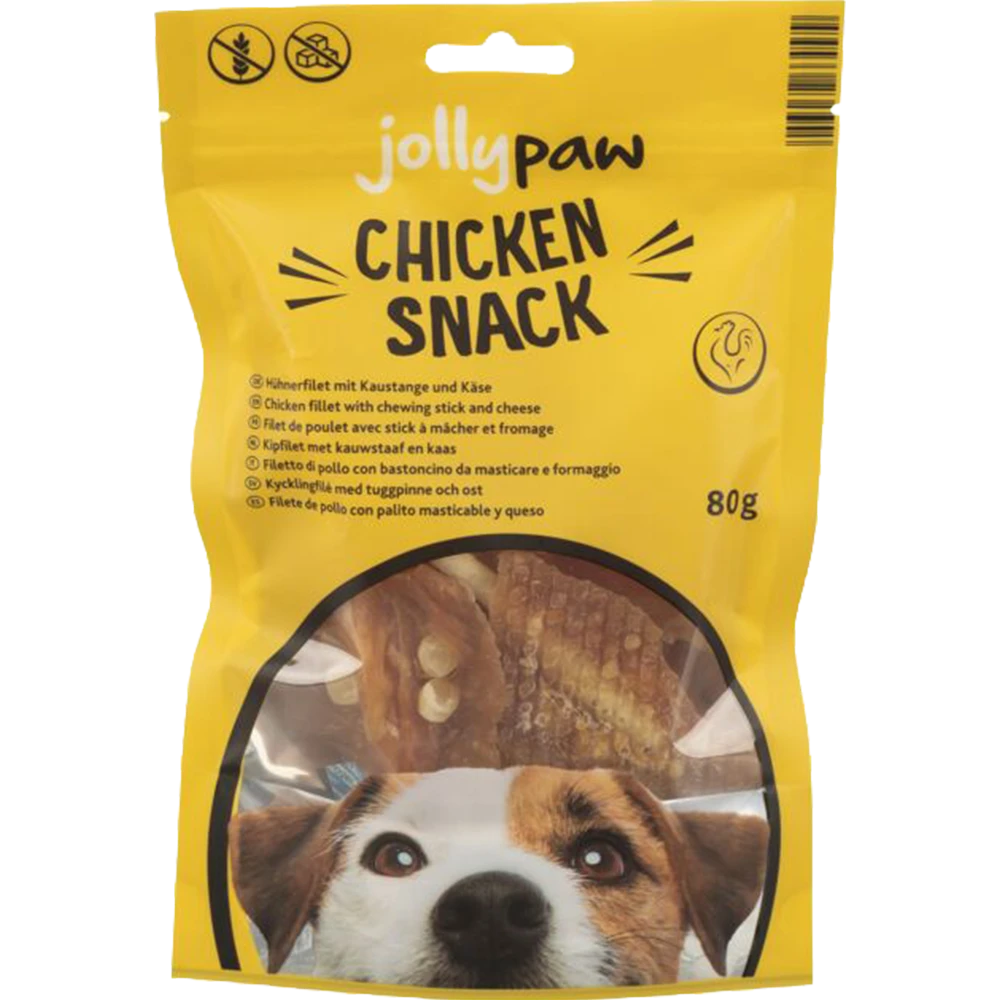JP Chicken Snack mit Kaustange und Käse