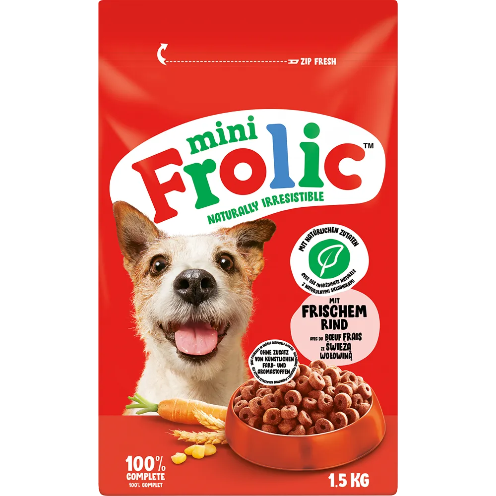 Frolic Mini med Oksekød