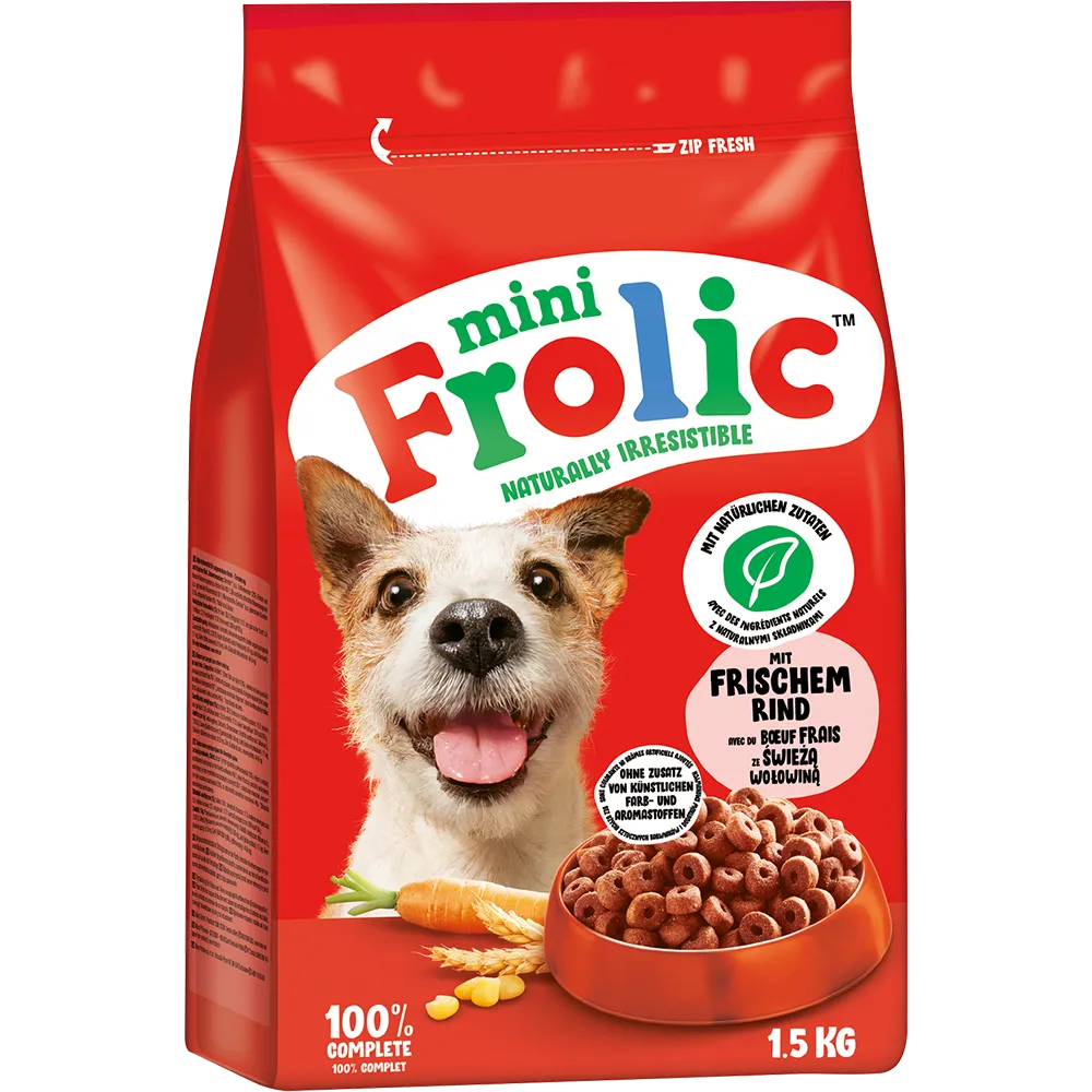 Frolic Mini med Oksekød