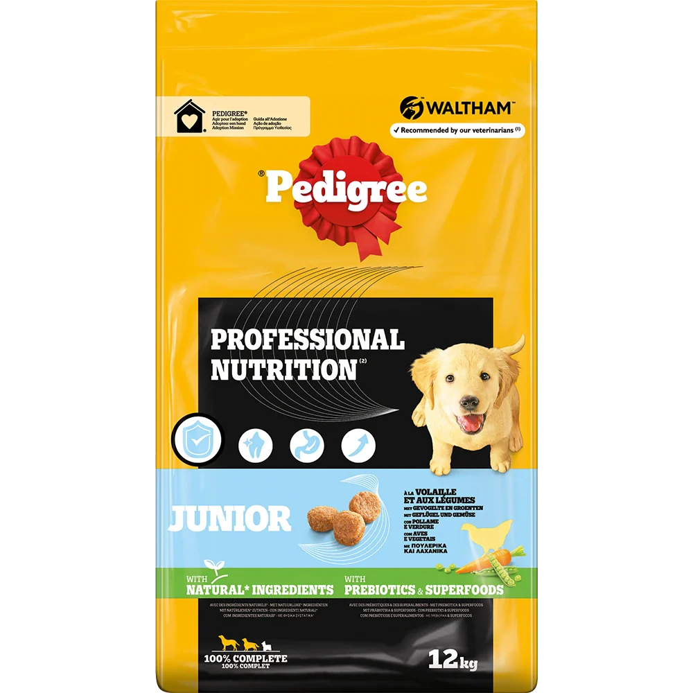 Pedigree PN Junior Fjerkræ og Grøntsager