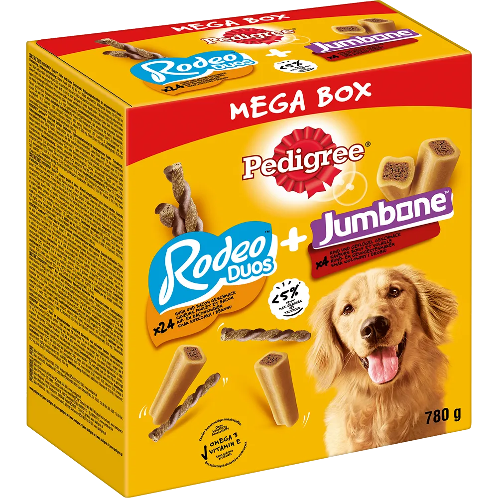 Pedigree Rodeo + Jumbone Maxi Box