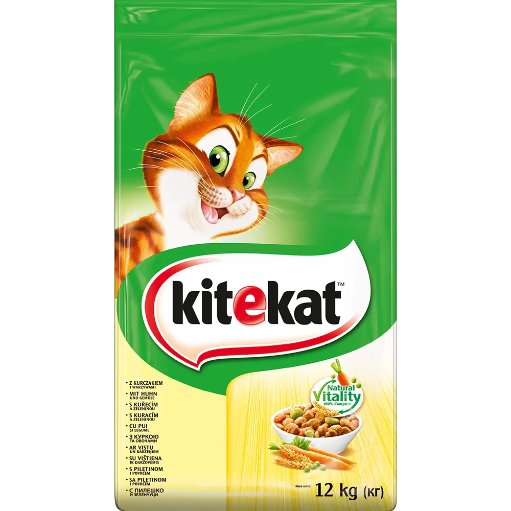 Kitekat Trocken mit Huhn & Gemüse