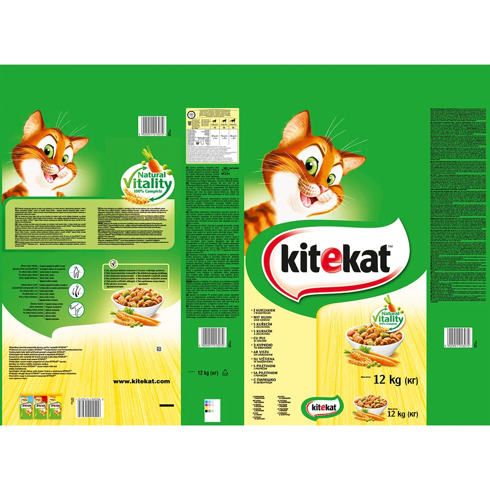 Kitekat Trocken mit Huhn & Gemüse