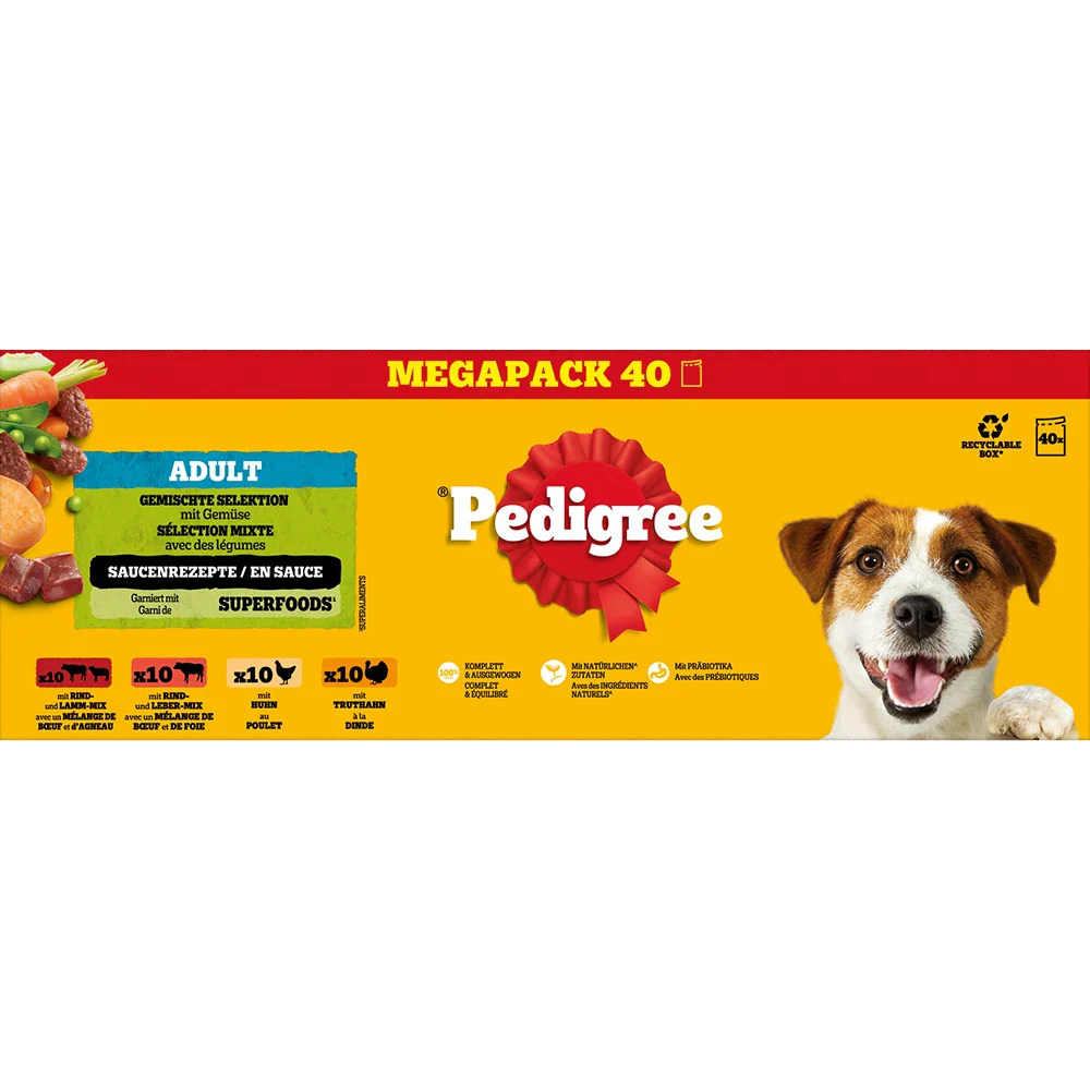 Pedigree Adult 4er in Sauce