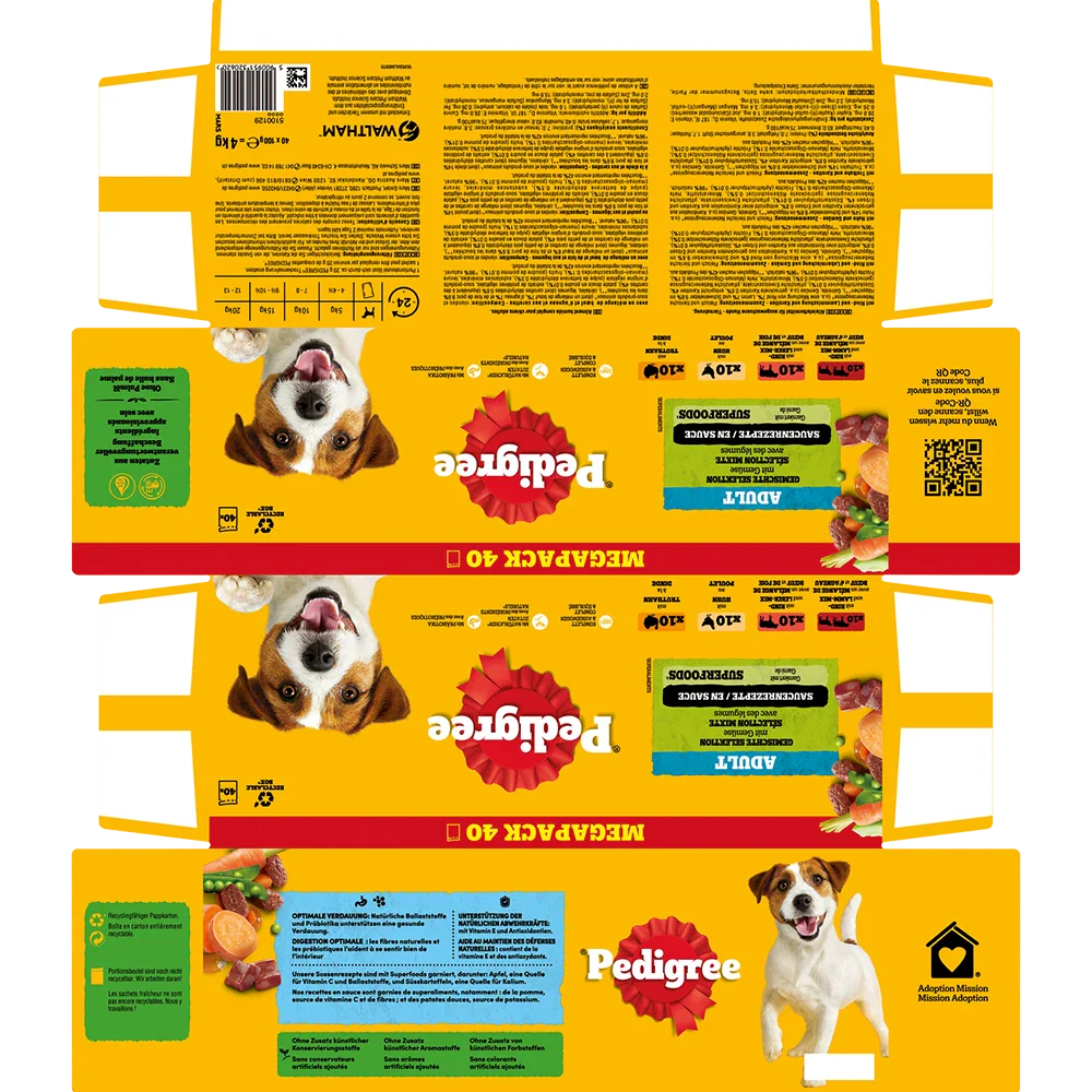 Pedigree Adult 4er in Sauce