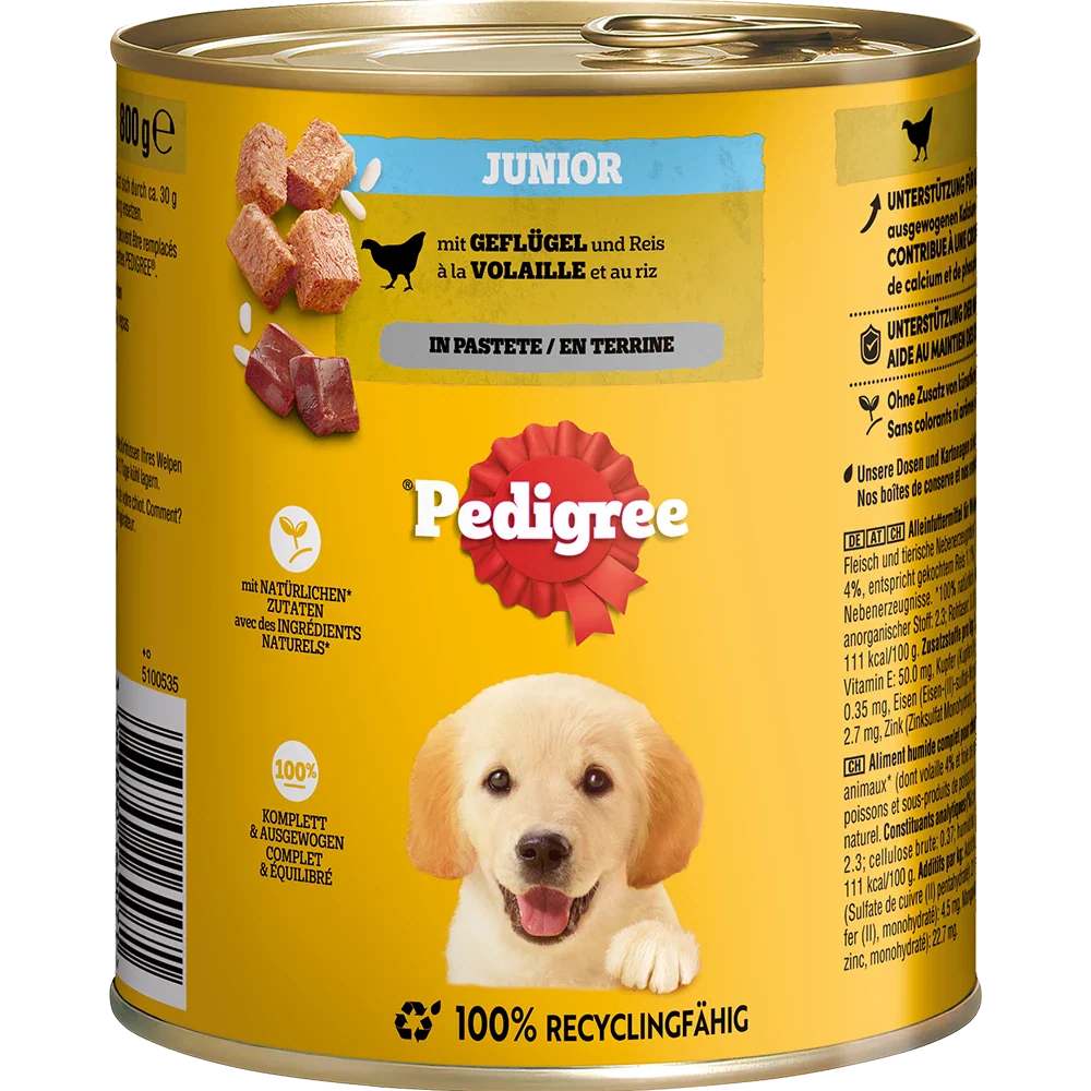 Pedigree Junior Pastete Geflügel